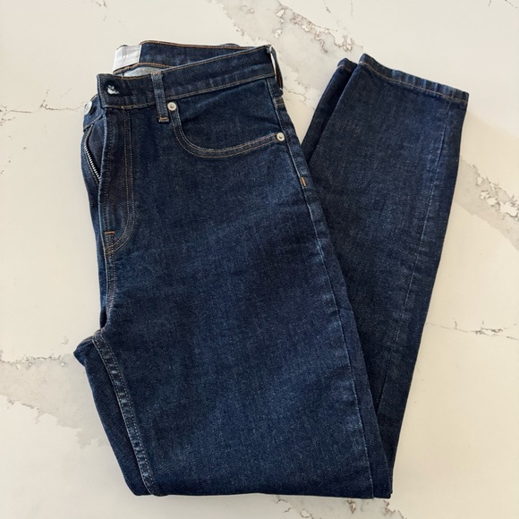 Everlane Women's Skinny Leg Jeans with stretch in Dark Blue Wash Size 30 - Picture 7 of 12